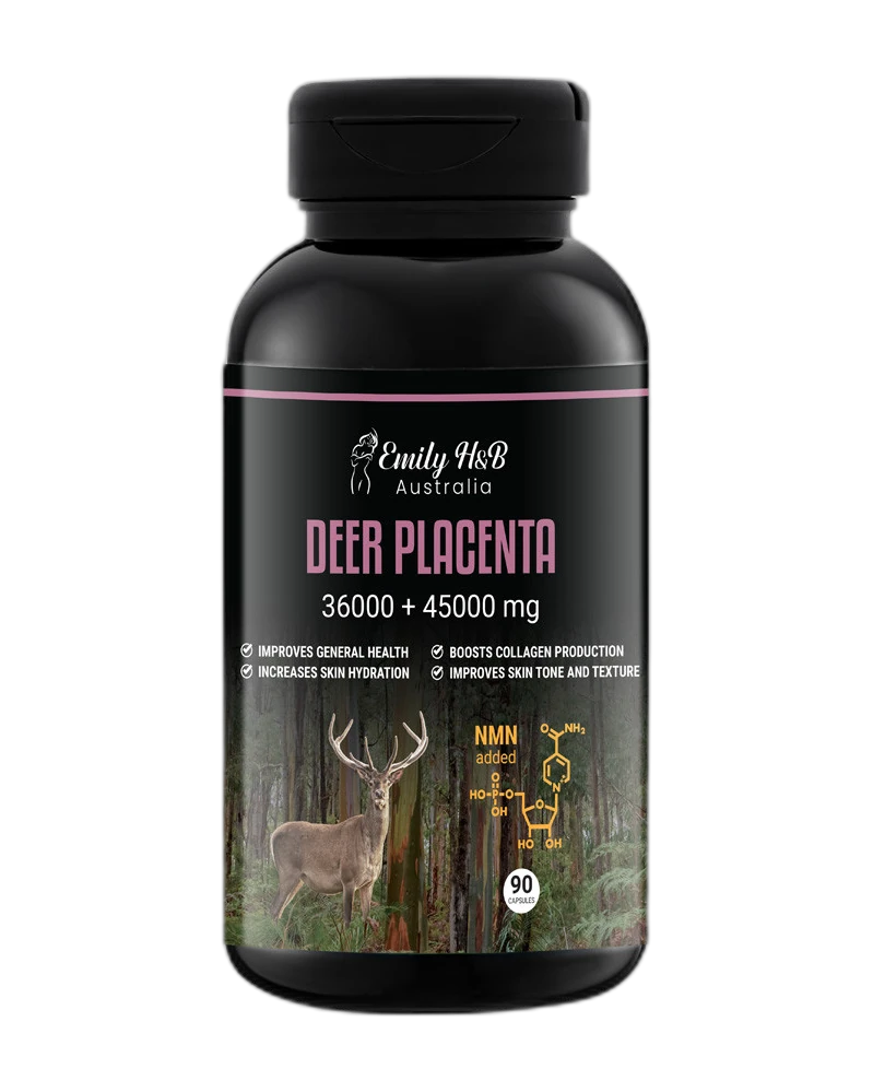Deer Placenta with NMN — 90 capsules